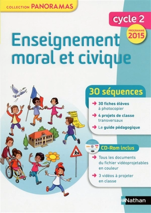 Enseignement moral et civique : cycle 2, programme 2015 : 30 séquences - Suzanne Pointu