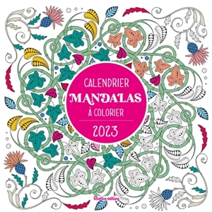 Calendrier mandalas à colorier 2023 - Marica Zottino