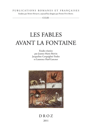 Les fables avant La Fontaine