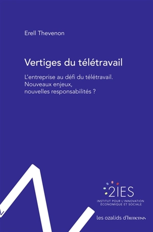 Vertiges du télétravail : l'entreprise au défi du télétravail : nouveaux enjeux, nouvelles responsabilités ? - Erell Thevenon