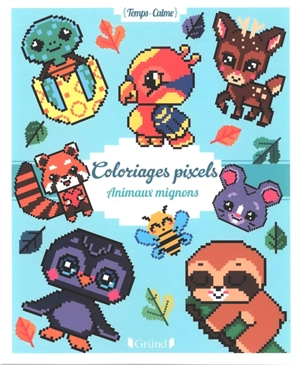 Coloriages pixels : animaux mignons - Eugénie Varone