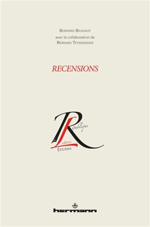 Recensions - Bernard Beugnot