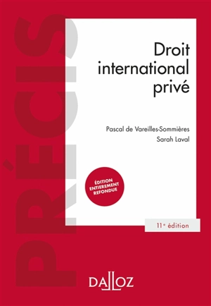 Droit international privé - Pascal de Vareilles-Sommières