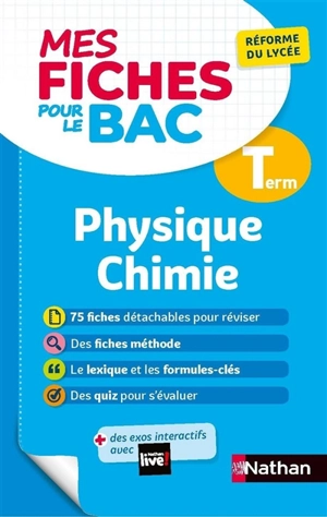 Physique chimie terminale : réforme du lycée - Karine Marteau-Bazouni