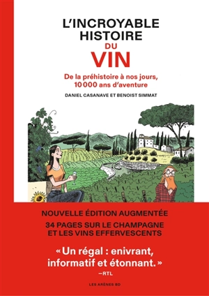 L'incroyable histoire du vin : de la préhistoire à nos jours, 10.000 ans d'aventure - Benoist Simmat