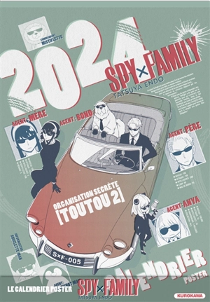 Calendrier Spy x Family 2023 - Tatsuya Endo
