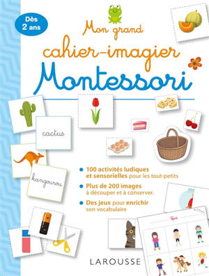 Mon grand cahier Montessori des premiers mots : dès 3 ans