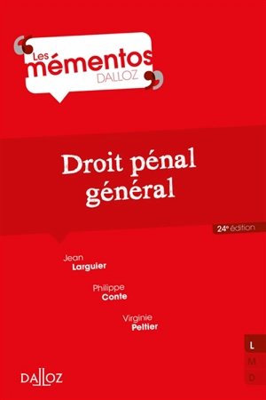 Droit pénal général - Jean Larguier