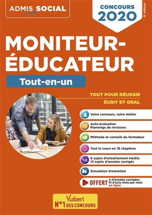 Moniteur-éducateur : tout-en-un : concours 2019 - Eric Furstos