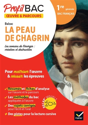 Balzac, La peau de chagrin : les romans de l'énergie, création et destruction : 1re générale bac français - Florian Pennanech