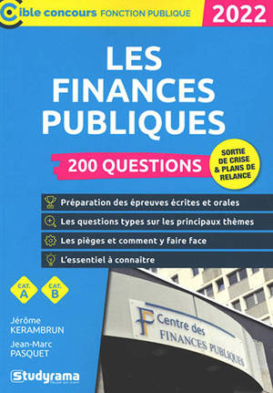 Les finances publiques : 200 questions, catégorie A, catégorie B : 2022 - Jérôme Kerambrun