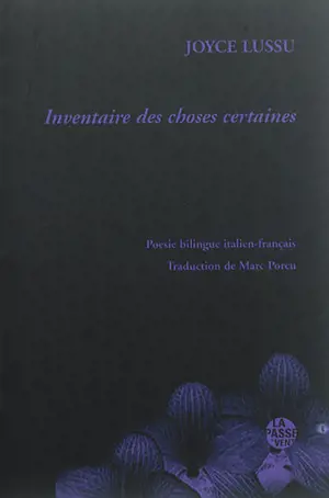 Inventaire des choses certaines : anthologie bilingue italien-français - Joyce Lussu