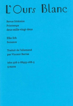 Ours blanc (L'), n° 33. Sonance - Elke Erb