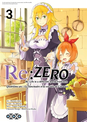 Re:Zero : Re:Life in a different world from zero : quatrième arc, le sanctuaire et la sorcière de l'avarice. Vol. 3 - Tappei Nagatsuki