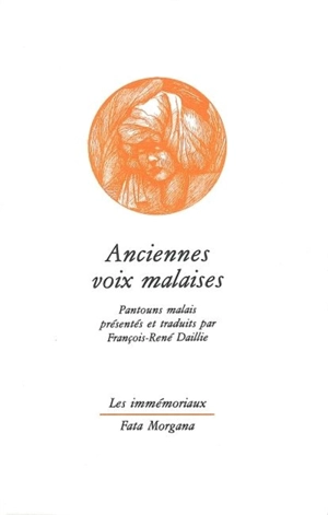 Anciennes voix malaises : pantouns malais