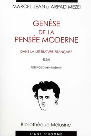 Genèse de la pensée moderne - Marcel Jean