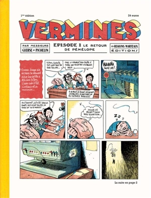 Vermines. Vol. 1. Le retour de Pénélope - Marc Pichelin