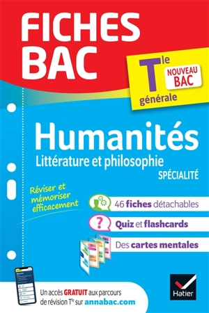 Humanités, littérature et philosophie spécialité, terminale générale : nouveau bac - Fabien Lamouche