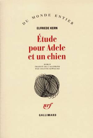 Etude pour Adèle et un chien - Elfriede Kern