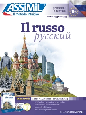 Il russo : principianti e intermedi, livello raggiunto B2 : super pack - Victoria Melnikova-Suchet