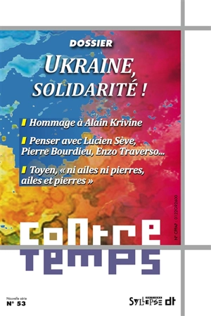 ContreTemps, n° 53. Ukraine, solidarité !