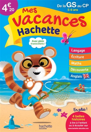 Mes vacances Hachette, de la GS au CP, 5-6 ans - Ann Rocard