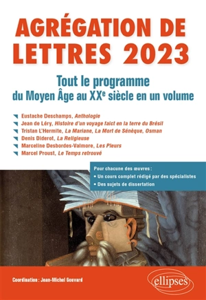 Agrégation de lettres 2023 : tout le programme du Moyen Age au XXe siècle en un volume