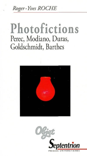 Photofictions : Perec, Modiano, Duras, Goldschmidt, Barthes - Roger-Yves Roche