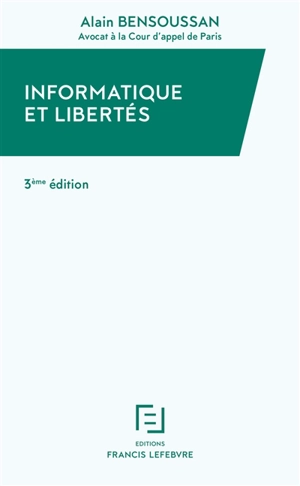 Informatique et libertés - Alain Bensoussan