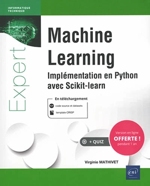 Machine learning : implémentation en Python avec Scikit-learn - Virginie Mathivet