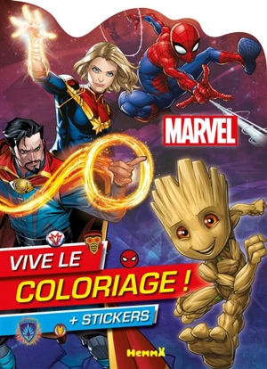 Marvel : vive le coloriage ! : + stickers - Marvel studios