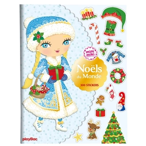 Noëls du monde : 300 stickers - Julie Camel