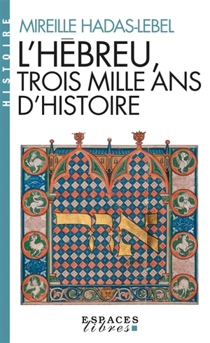 L'hébreu, trois mille ans d'histoire - Mireille Hadas-Lebel