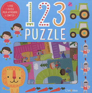 1, 2, 3 puzzle : 1 livre + 1 puzzle pour apprendre à compter ! - Dawn Machell