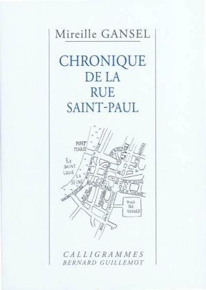 Chronique de la rue Saint-Paul - Mireille Gansel