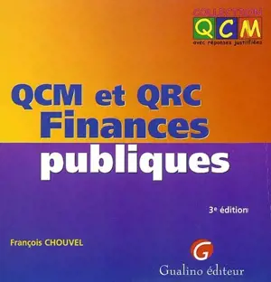 QCM et QRC finances publiques - François Chouvel