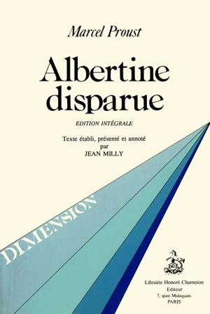 Albertine disparue - Marcel Proust