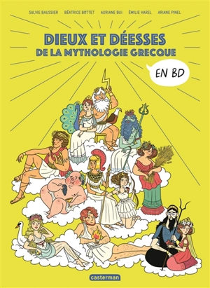 La mythologie en BD. Dieux et déesses de la mythologie grecque en BD - Sylvie Baussier
