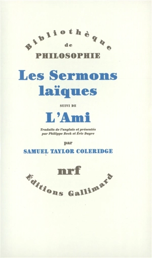 Les sermons laïcs - Samuel Taylor Coleridge