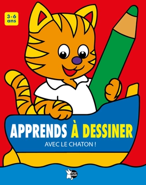 Apprends à dessiner avec le chaton ! : 3-6 ans - Jordi Busquets