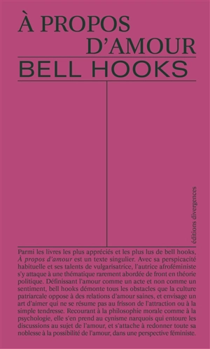 A propos d'amour - bell hooks