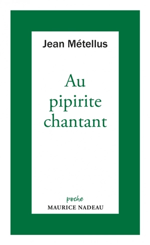 Au pipirite chantant - Jean Métellus