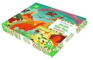 Dinosaures : puzzle frise fluo - Clémence Dupont