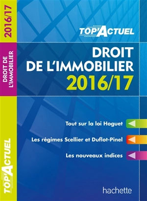 Droit de l'immobilier : 2016-17 - Serge Bettini