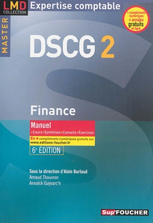 DSCG 2, Finance : manuel : cours, synthèse, conseils, exercices - Arnaud Thauvron