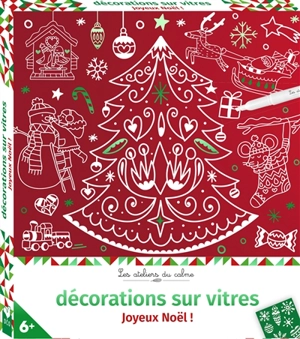 Décorations sur vitres : joyeux Noël !