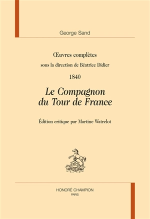 Oeuvres complètes. 1840 - George Sand