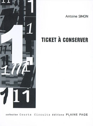 Ticket à conserver - André Simon