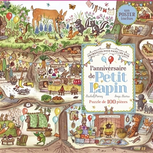 L'anniversaire de Petit Lapin : puzzle de 100 pièces - Rachel Piercey