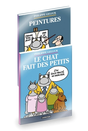 Le Chat : Le Chat fait des petits + Peintures : pack - Philippe Geluck